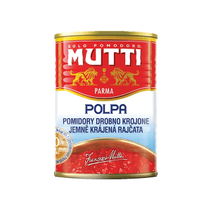 MUTTI Pomidory drobno krojone, bez skórki