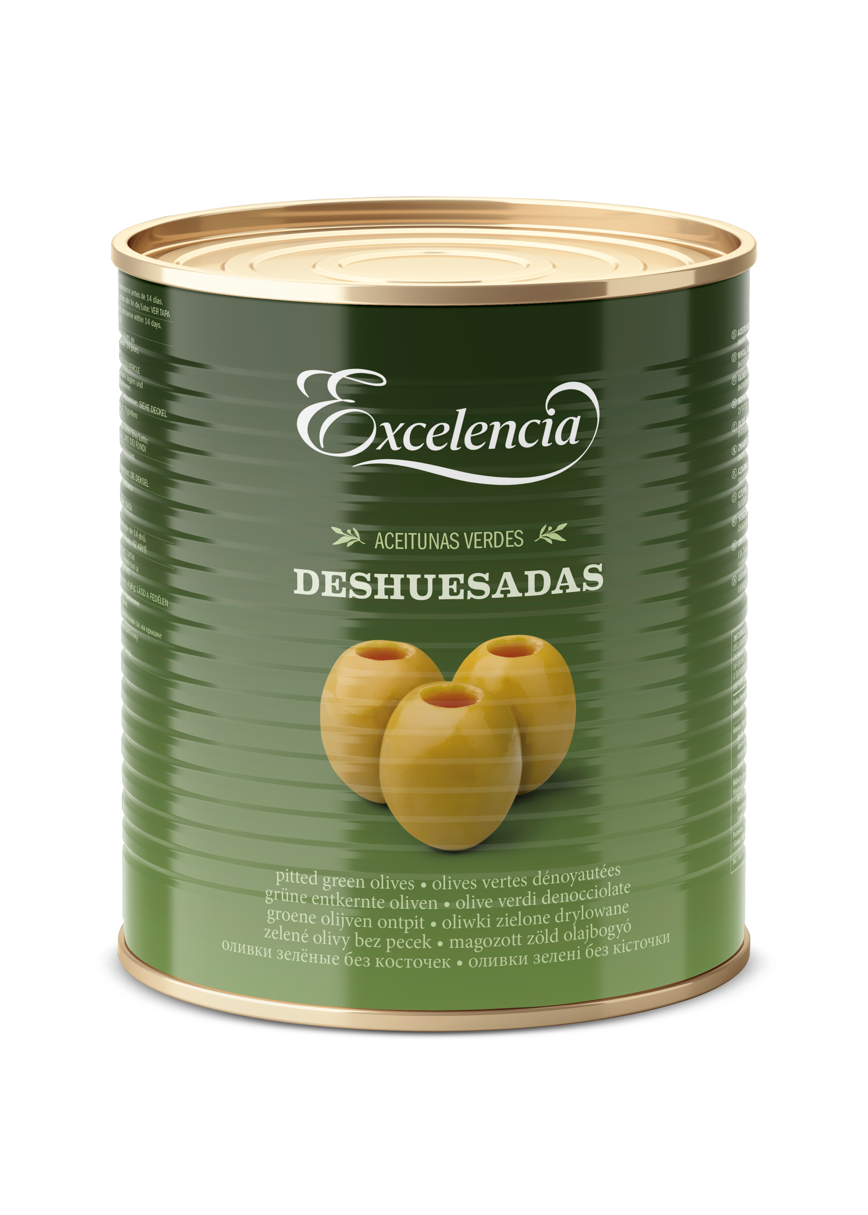 Oliwki zielone drylowane 3 kg Excelencia