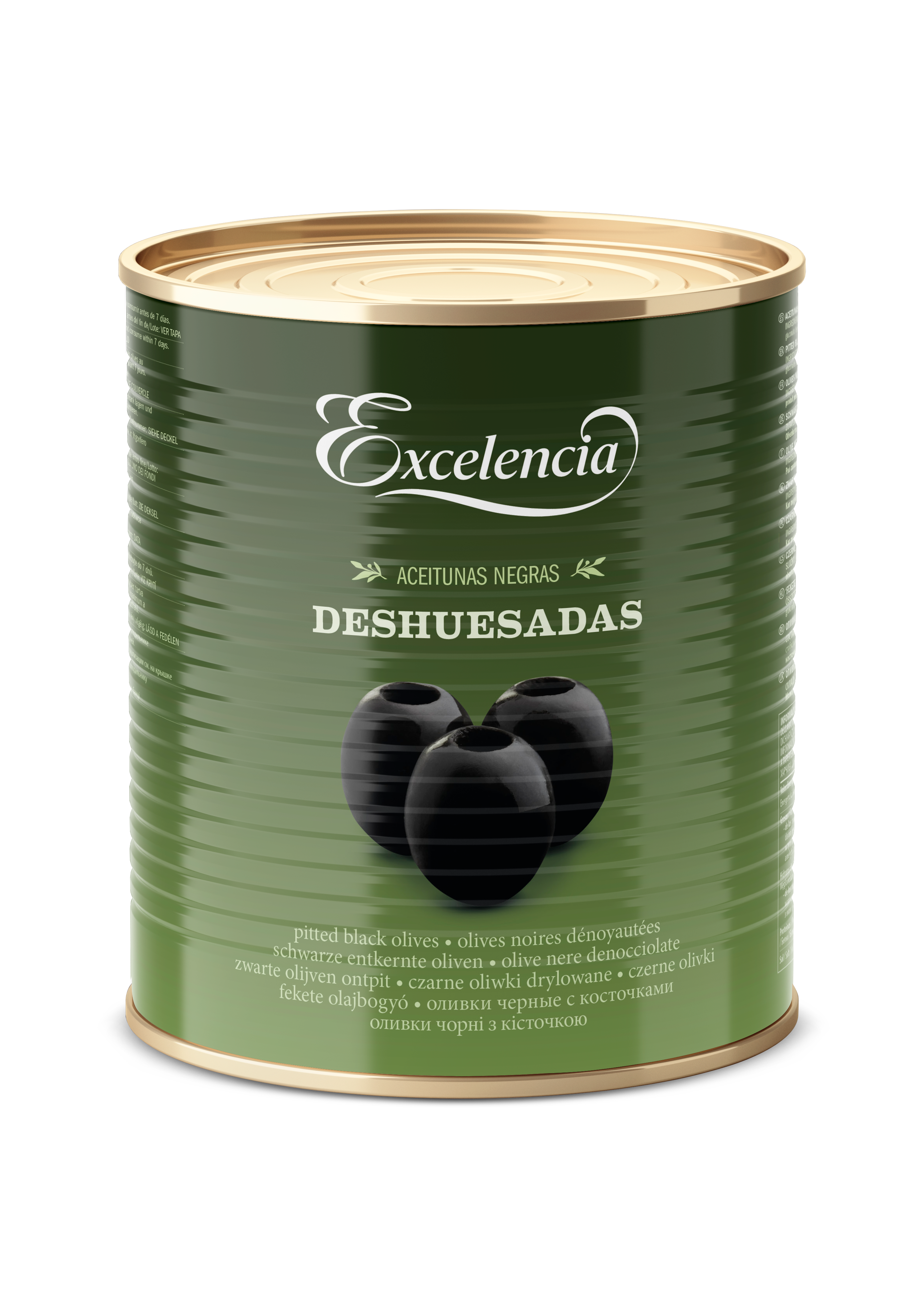 Oliwki czarne drylowane 3 kg Excelencia