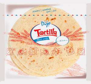 Tortilla durum pszenna 18 x 30 cm (97,5 g)