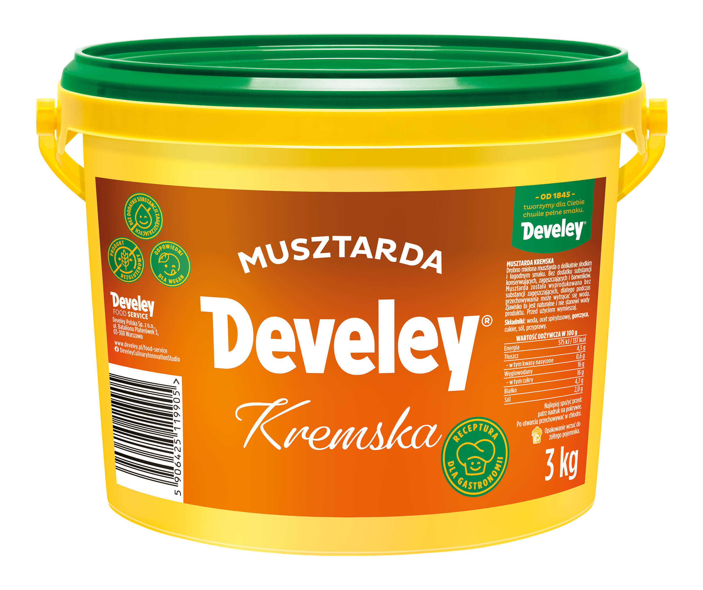 Musztarda kremska 3kg