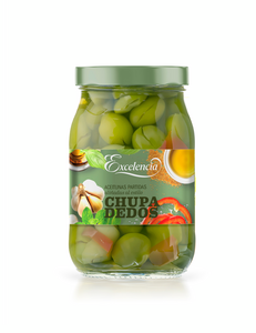 Marynowane oliwki w stylu Chupadedos z pestką 730 g