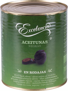 Oliwki czarne cięte 3 kg Excelencia
