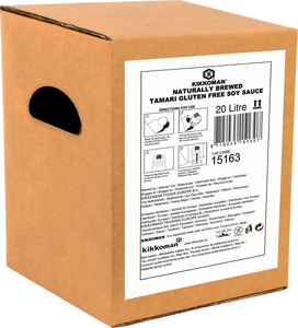 Kikkoman Naturalnie warzony bezglutenowy sos sojowy Tamari BIB 20 l