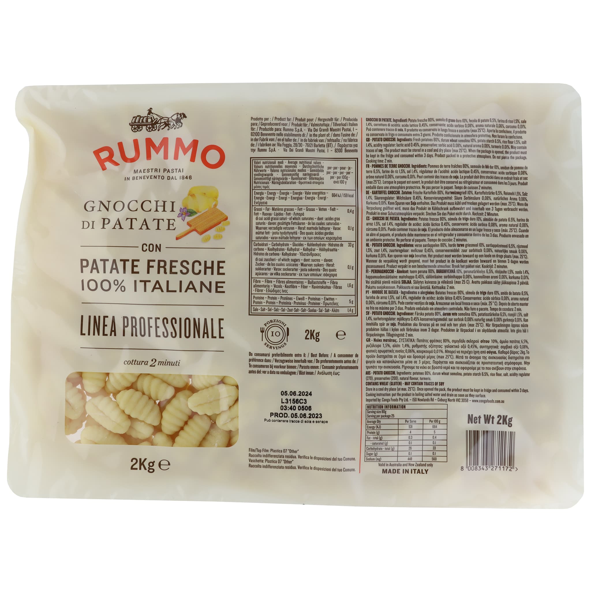 Rummo Gnocchi ziemniaczane 2 kg