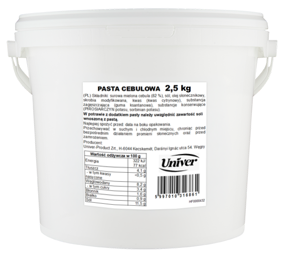 Univer Pasta cebulowa 2,5 kg