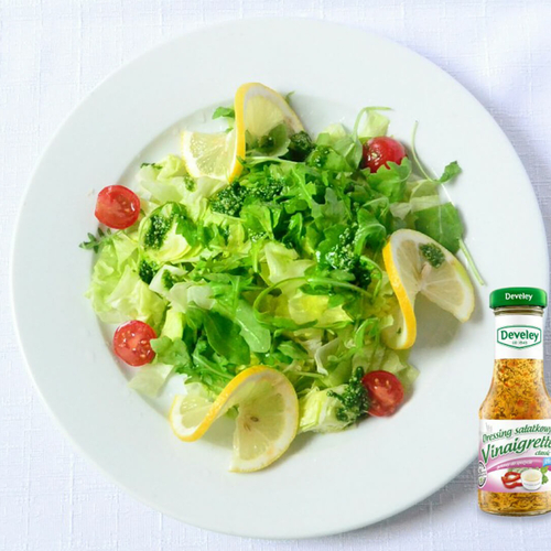 Warto wiedzieć, że... dressing salatkowy Vinaigrette  Develey w wersji Classic dba o linię Twoją i Twojej rodziny