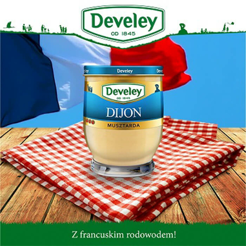 Warto wiedzieć, że...musztarda Develey Dijon jest oryginalna - produkujemy ją we Francji, w rejonie Dijon