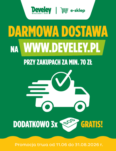 Lato z darmową dostawą 2026 + develey cups gratis mobile