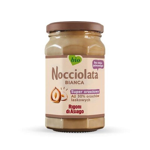 NOCCIOLATA Bianca BIO - krem z orzechów laskowych 250 g