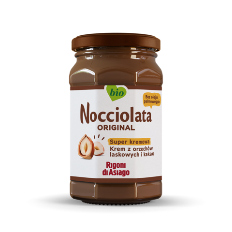NOCCIOLATA BIO - krem z orzechów laskowych i kakao 