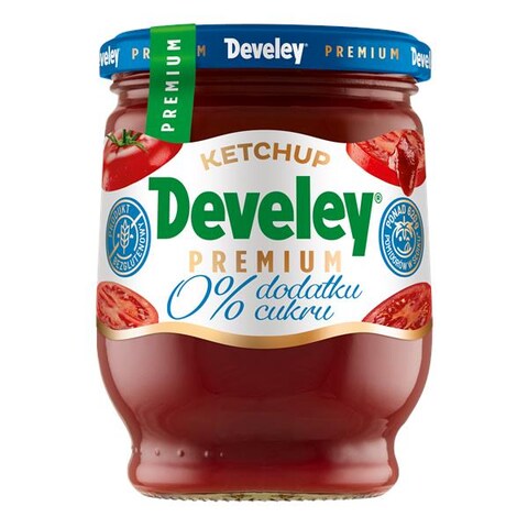 Develey Ketchup Premium 0% dodatku cukru