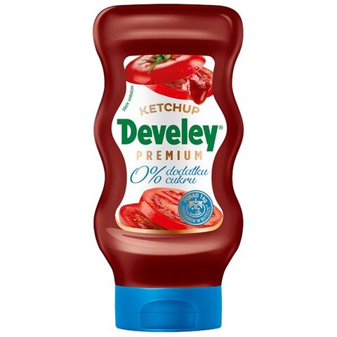 Develey Ketchup Premium 0% dodatku cukru