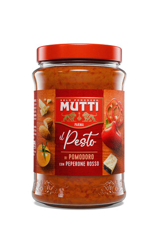 Mutti Pesto z pomarańczowych pomidorów