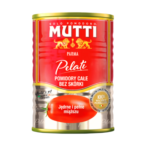  Mutti Pomidory Pelati bez skórki
