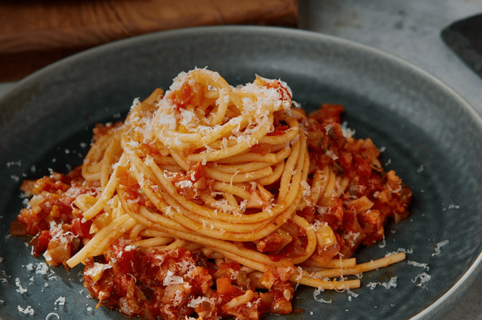 Wegetariańskie Spaghetti Bolognese
