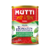 MUTTI Pomidory drobno krojone z bazylią bez skórki